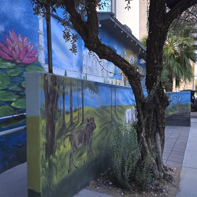 commerical restaruant mural